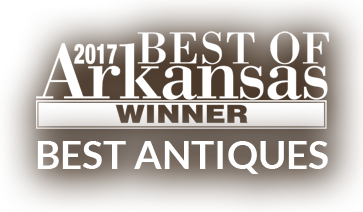 2017 Best of Arkansas 'Best Antiques Winner' Badge